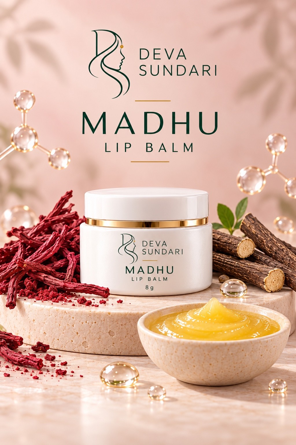 MADHU RED TINTED LIP BALM