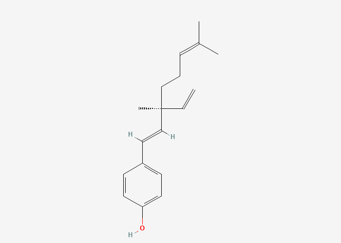 (+)-Bakuchiol chemical structure